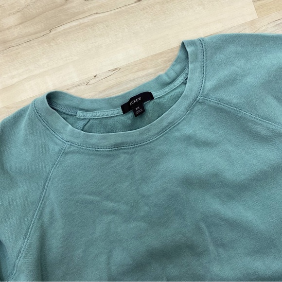 J.Crew Green Crewneck ladies top Sz XL - Picture 3 of 6